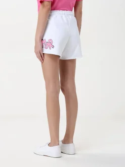 Pantaloncino Disclaimer in cotone con logo