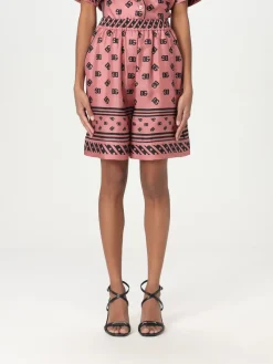 Pantaloncino Dolce & Gabbana in seta con stampa monogram