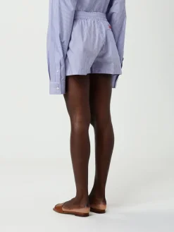 Pantaloncino in cotone a righe Dsquared2