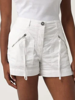 Pantaloncino in cotone con zip Pinko