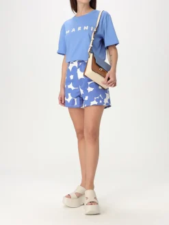 Pantaloncino Marni in cotone con stampa floreale