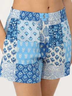 Pantaloncino MC2 Saint Barth in cotone patchwork