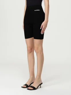 Pantaloncino sportivo in cotone con logo Jil Sander