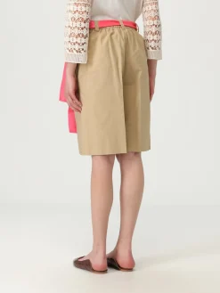 Pantaloncino Twinset Actitude in cotone e lino