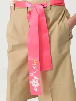 Pantaloncino Twinset Actitude in cotone e lino