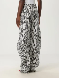 Pantalone baggy Rotate in cotone organico animalier