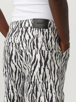 Pantalone baggy Rotate in cotone organico animalier