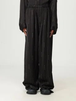 Pantalone Balenciaga in viscosa con stampa a righe