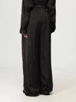 Pantalone Balenciaga in viscosa con stampa a righe