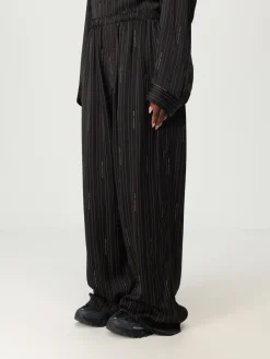 Pantalone Balenciaga in viscosa con stampa a righe