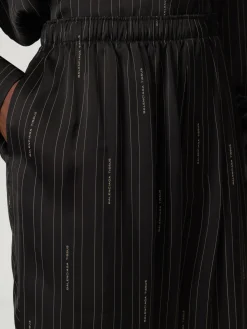 Pantalone Balenciaga in viscosa con stampa a righe