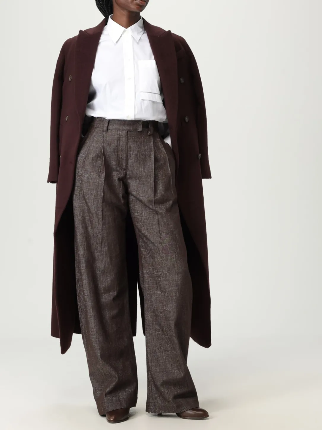 Pantalone Brunello Cucinelli in cotone lurex