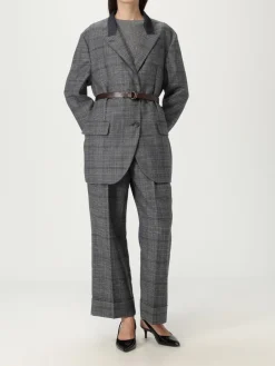 Pantalone Brunello Cucinelli in lana check