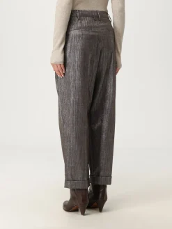 Pantalone Brunello Cucinelli in misto cotone lurex