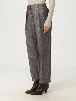 Pantalone Brunello Cucinelli in misto cotone lurex