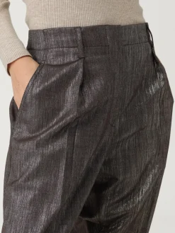 Pantalone Brunello Cucinelli in misto cotone lurex