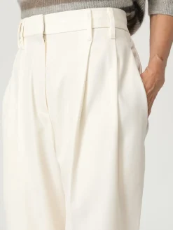 Pantalone classico Brunello Cucinelli in lana vergine e cotone