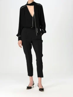 Pantalone classico Elisabetta Franchi in crêpe