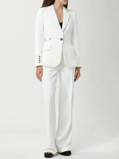 Pantalone classico Elisabetta Franchi in crêpe