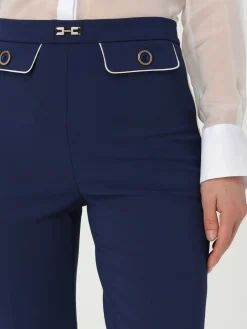 Pantalone classico Elisabetta Franchi in crêpe