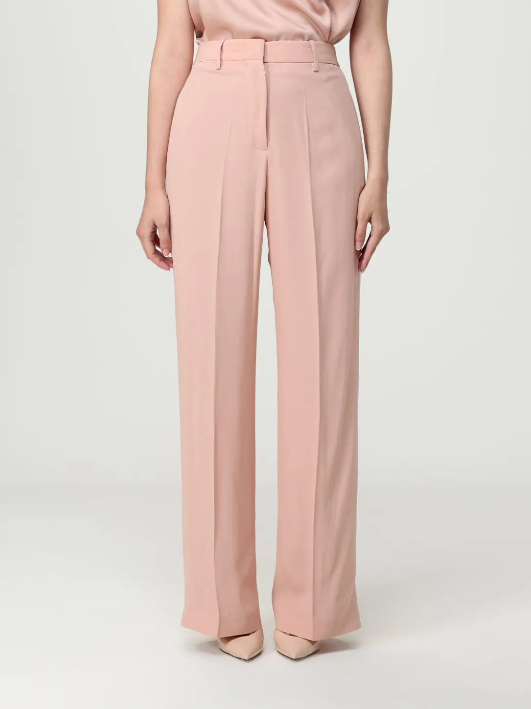 Pantalone classico Fabiana Filippi in crêpe