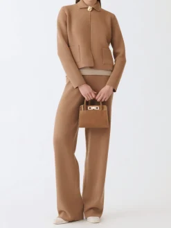 Pantalone classico Fabiana Filippi in lana vergine