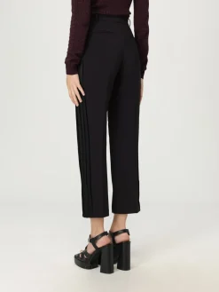 Pantalone cropped Elisabetta Franchi in crêpe