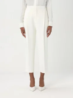 Pantalone cropped Elisabetta Franchi in crêpe