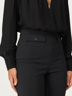 Pantalone cropped Elisabetta Franchi in viscosa stretch