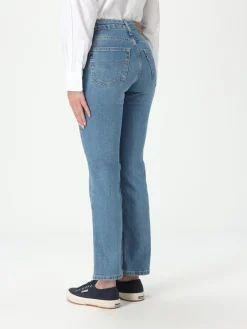 Pantalone cropped Levi's in denim