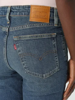 Pantalone cropped Levi's in denim