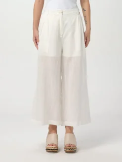 Pantalone cropped Liu Jo in ramie stampato