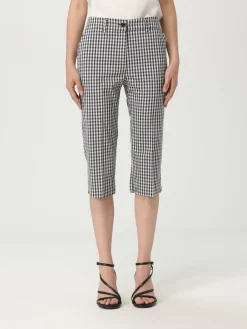 Pantalone cropped Liu Jo in jersey vichy