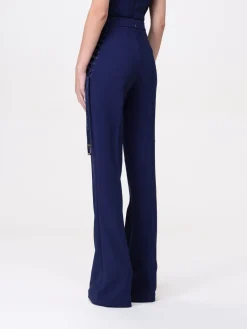 Pantalone Elisabetta Franchi in crêpe con fettucce