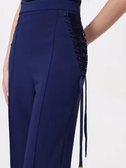 Pantalone Elisabetta Franchi in crêpe con fettucce