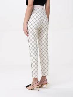 Pantalone Elisabetta Franchi in crêpe stampato