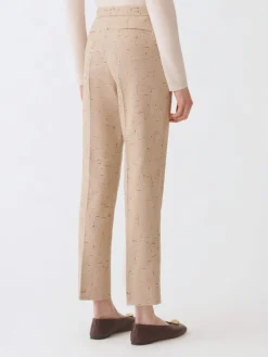 Pantalone Fabiana Filippi in misto cotone e lana vergine