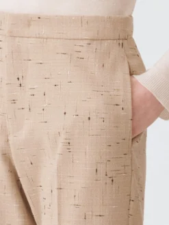 Pantalone Fabiana Filippi in misto cotone e lana vergine