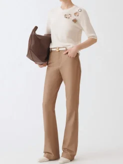 Pantalone Fabiana Filippi in pelle