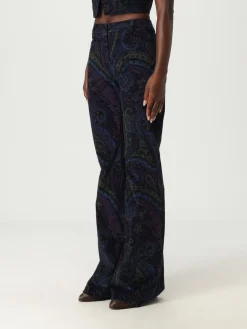 Pantalone flared Etro in velluto