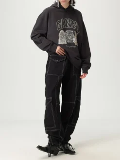 Pantalone Ganni in misto viscosa