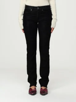 Pantalone Isabel Marant Etoile in denim spalmato