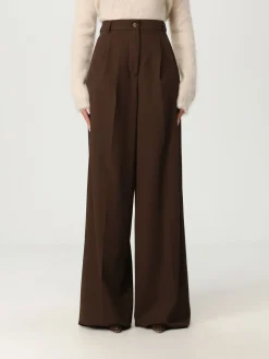 Pantalone largo a vita alta Etro in lana