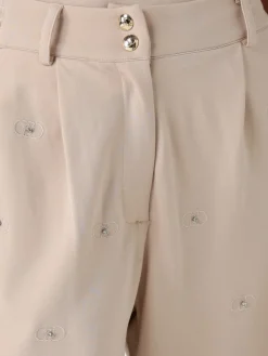 Pantalone Liu Jo in misto cotone con stampa monogram