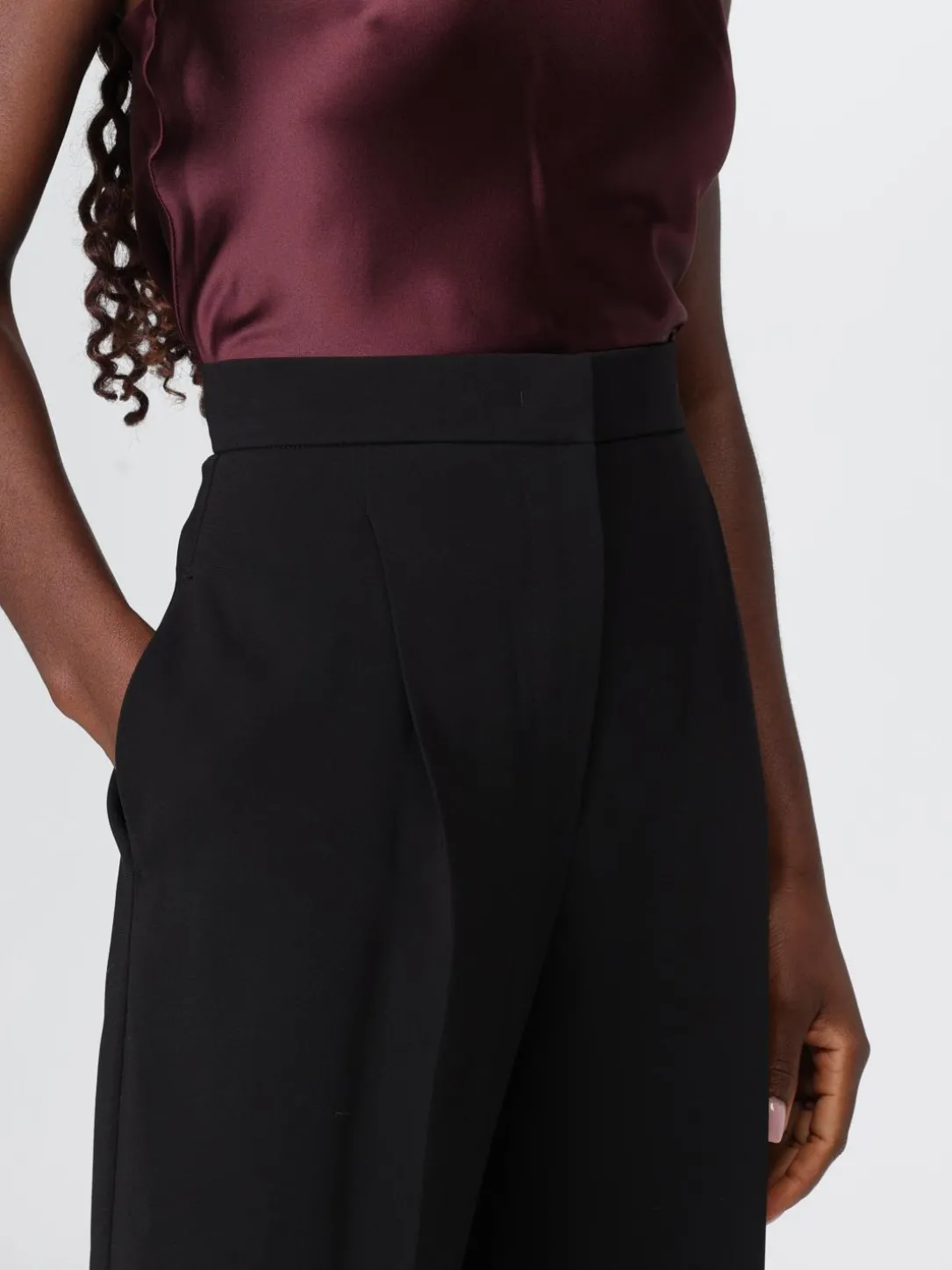 Pantalone Max Mara in crêpe