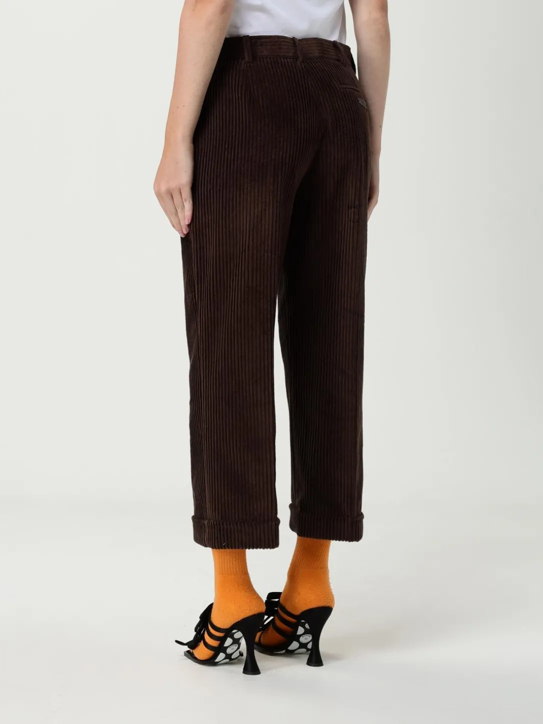 Pantalone Moschino Couture in velluto