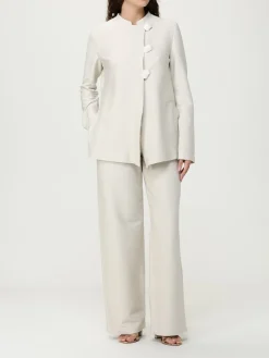 Pantalone palazzo Emporio Armani in misto cotone