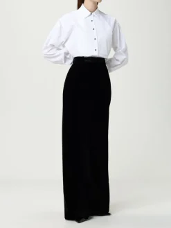 Pantalone Palazzo in velluto di seta Ermanno Scervino