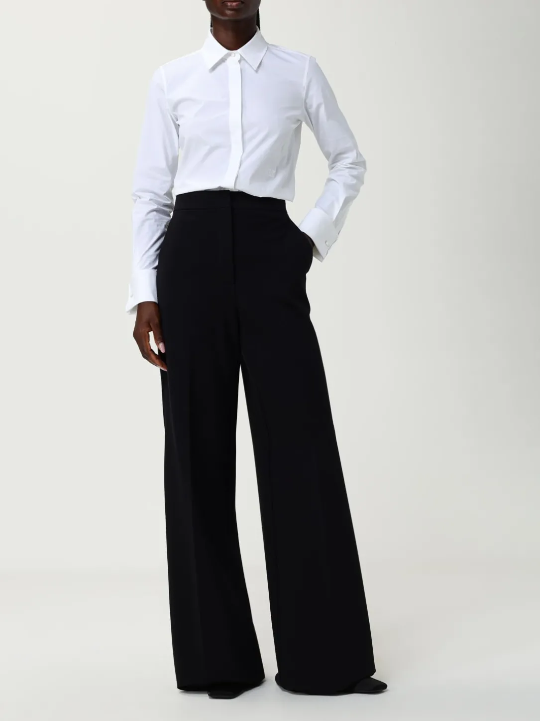 Pantalone palazzo Max Mara in jersey