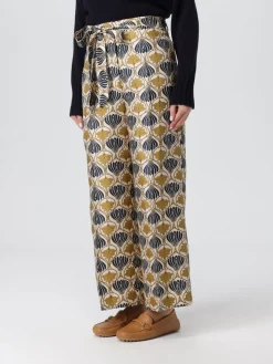 Pantalone palazzo Max Mara in seta stampata